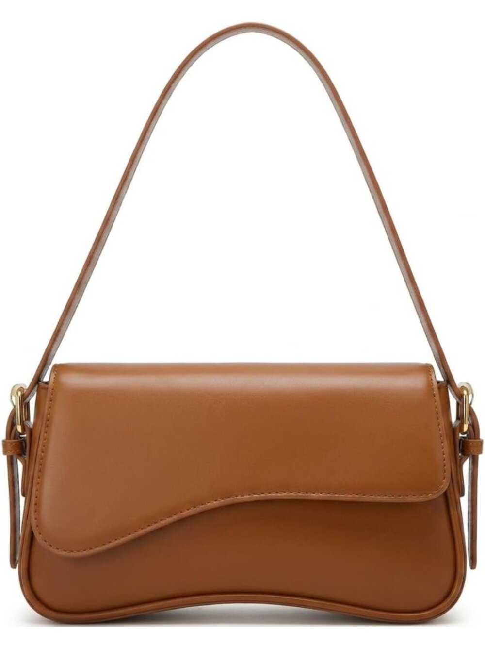 Chic Y2K Crossbody Shoulder Bag for Women - PU Leather, 2 Adjustable Straps